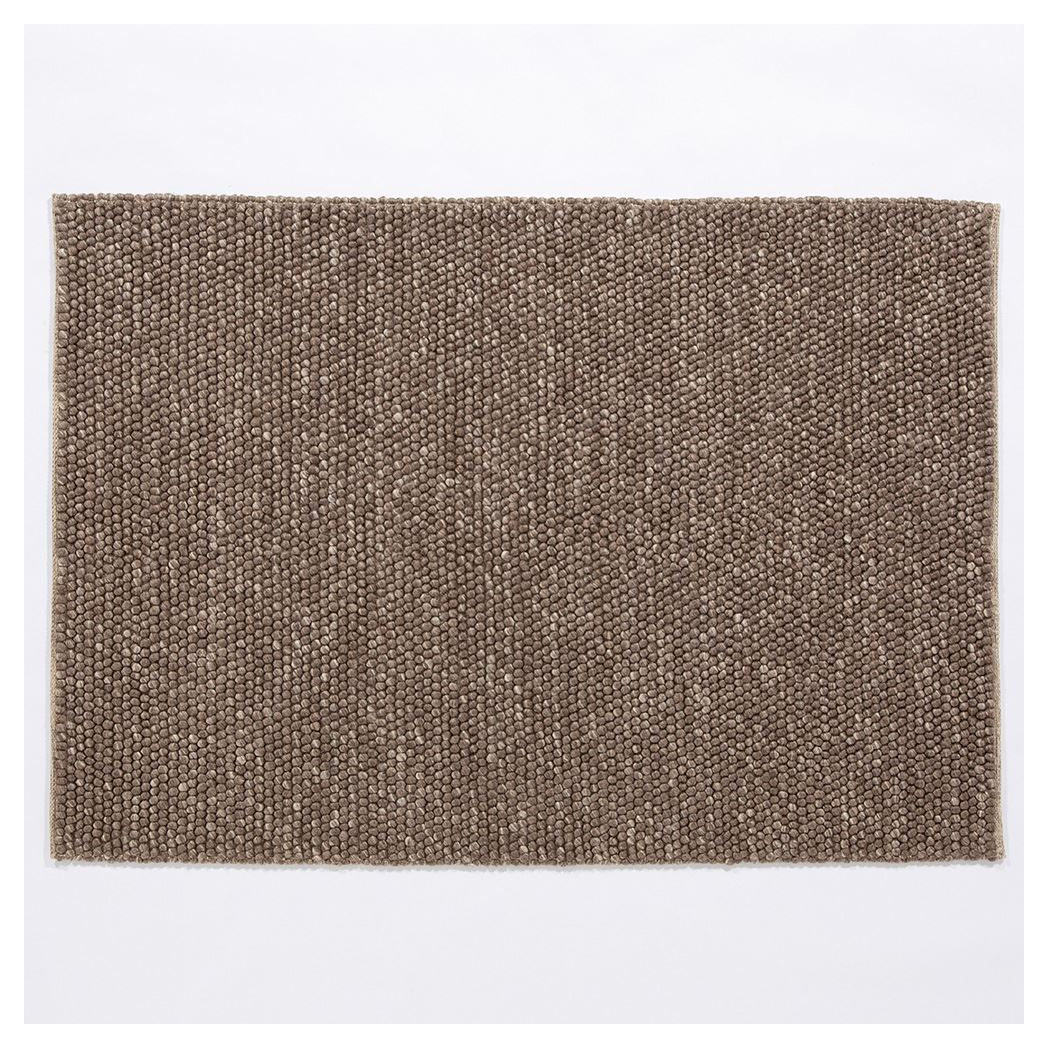 Delilah Wool Pebble 120x170cm Mottled Taupe Rug