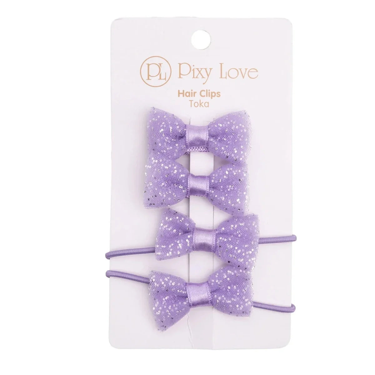 Pixy Love Polka Dot Baby Hair Clips (One Size)