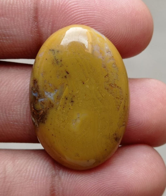41.5ct Jasper - Gold Jasper Cabochon - Yellow Jasper - 33x24x6mm