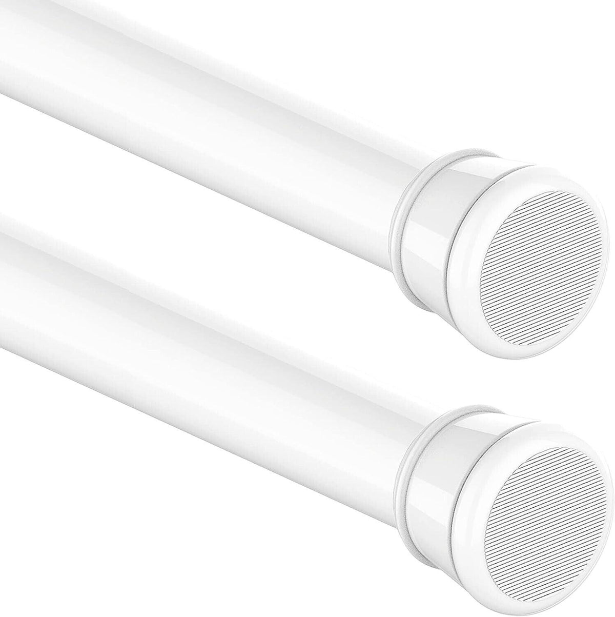 Shower Curtain Rod No Drill Extendable Anti Slip 2PCS 50-80cm Aiitomg
