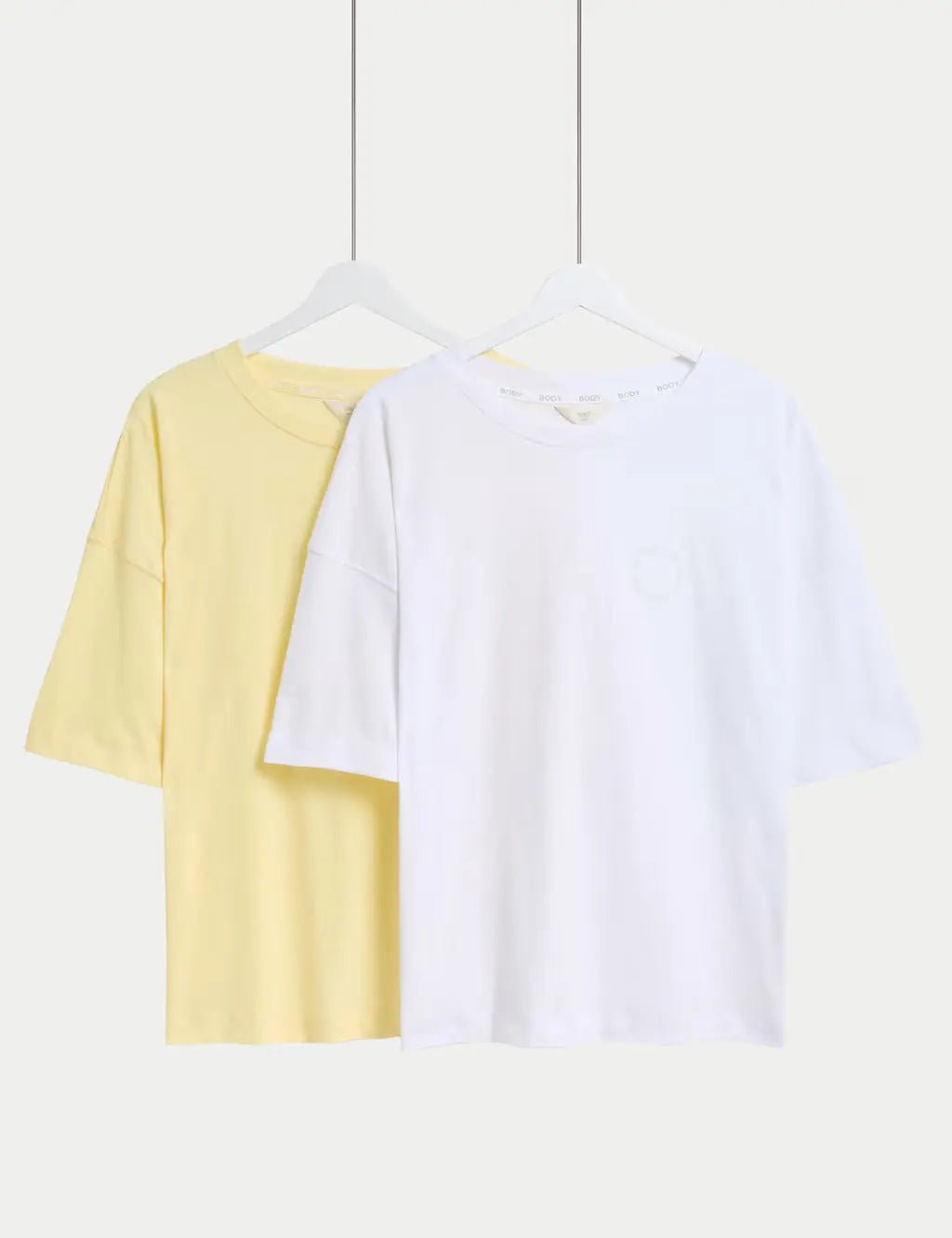 2pk Cool Comfort™ Embroidered Pyjama Tops