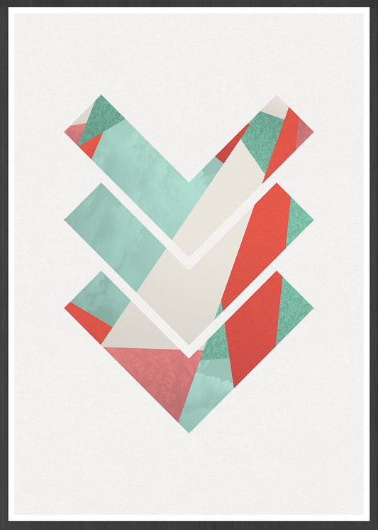 3 Arrows Minimal Geometric Print