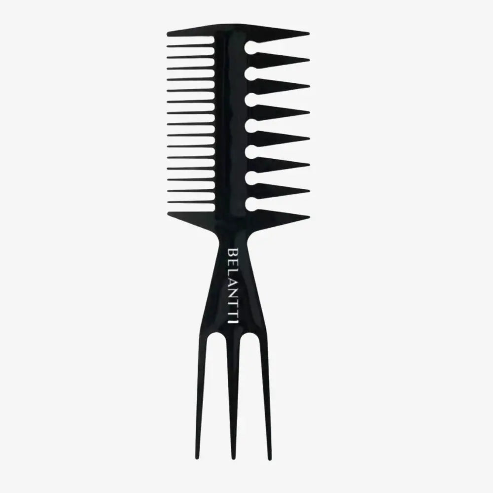BELANTTI 3-in-1 Wide-Tooth Texture Comb