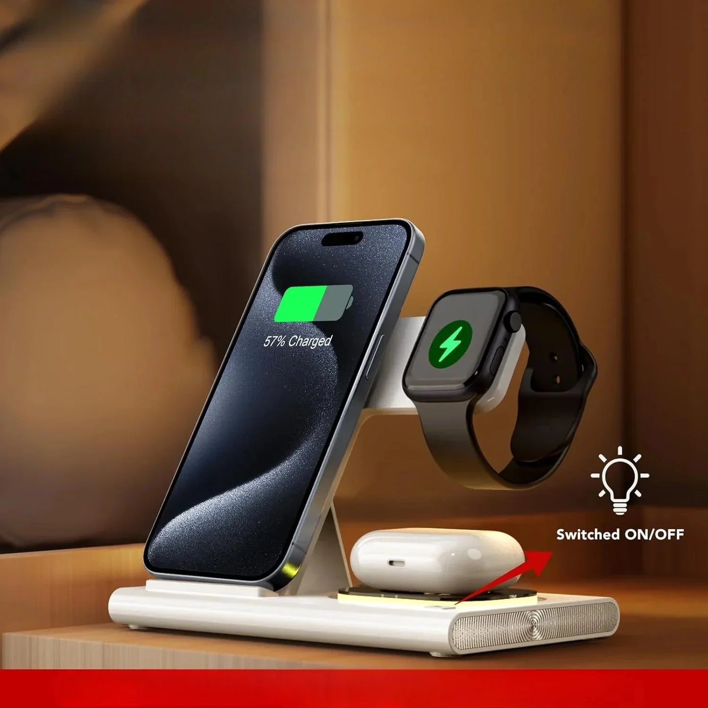 3-in-1 Wireless Charger for Apple