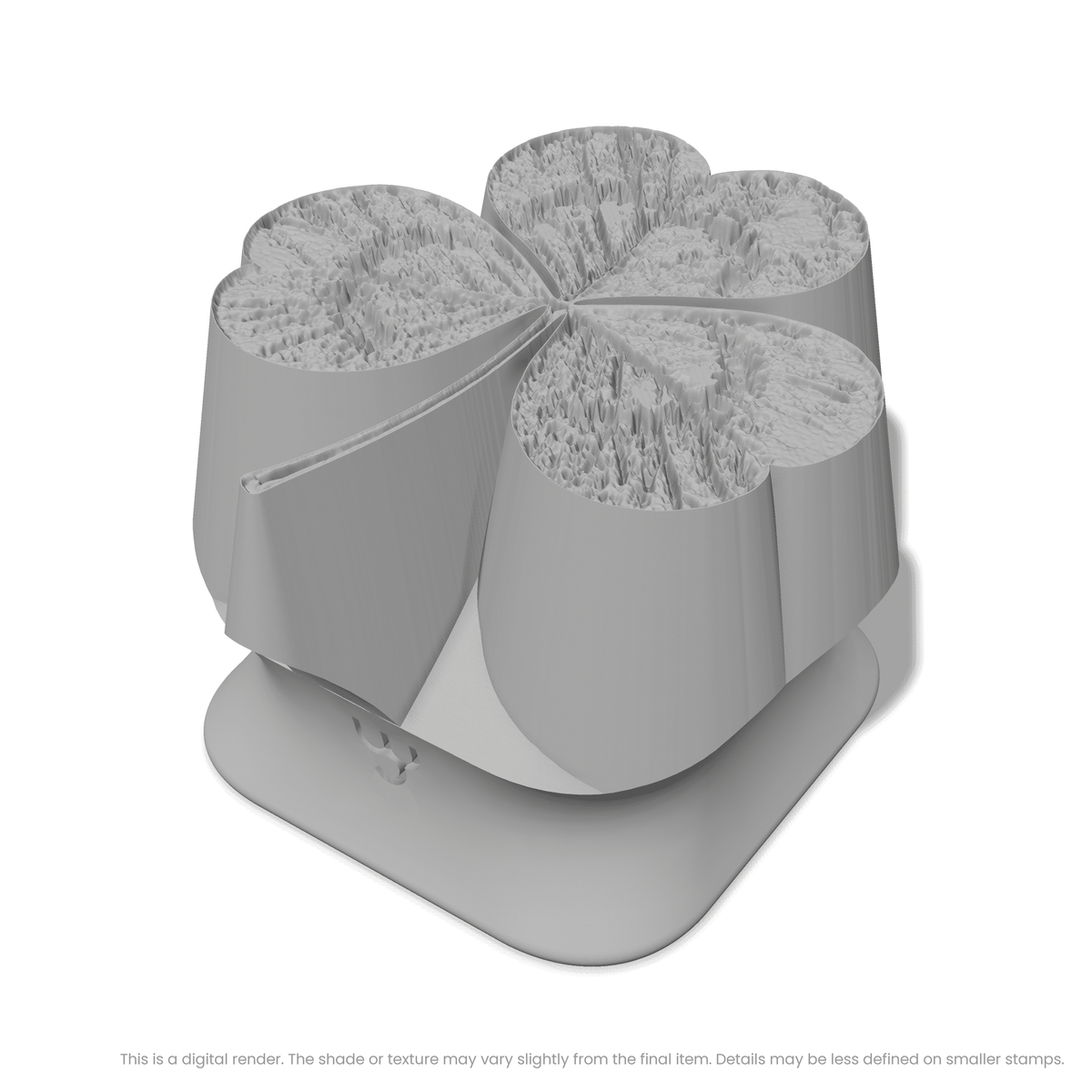 3-Leafed Clover Stamps - Photo Textured