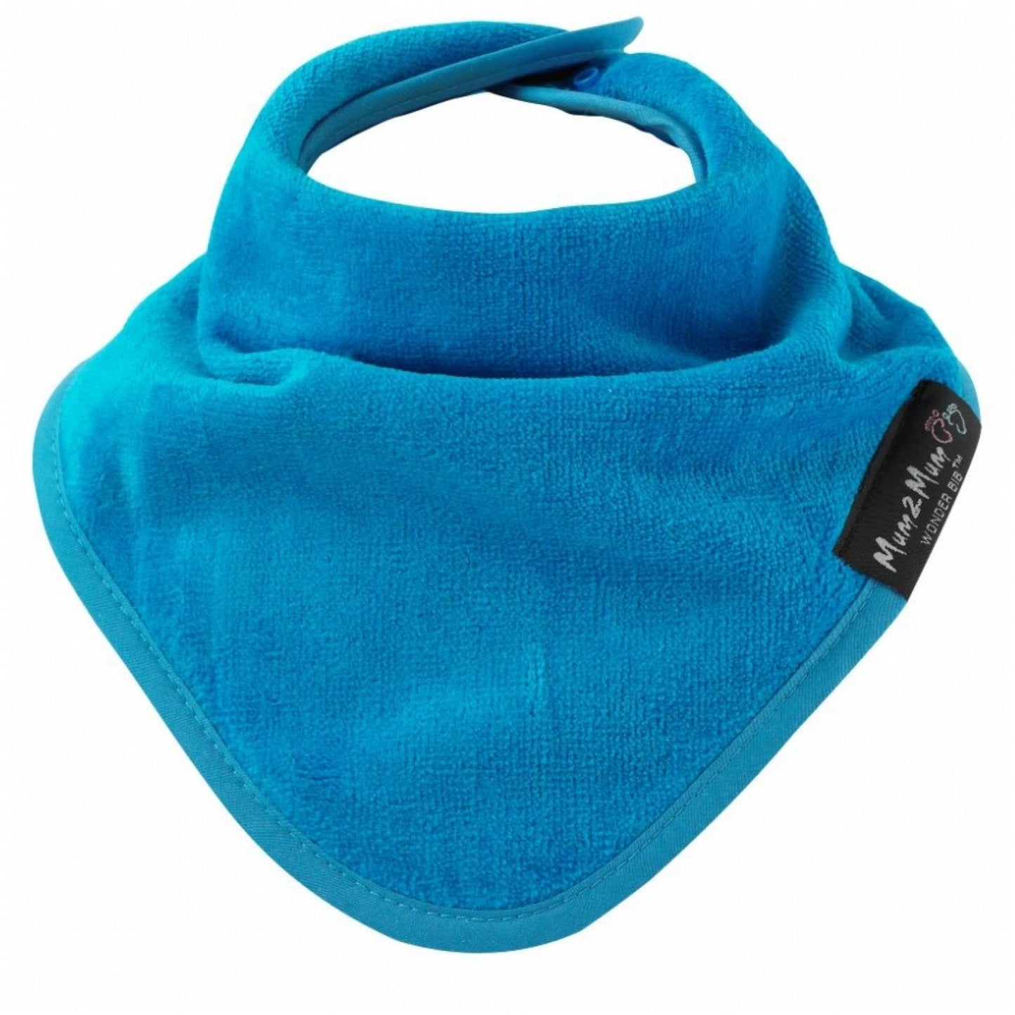 3 PACK - Mum 2 Mum Bandana Style Wonder Bibs - Red / Lime / Teal