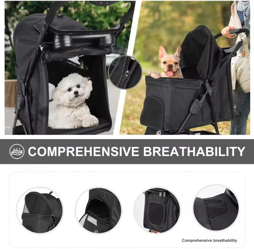 3 Wheel Dog Shack UK! Pushchair Stroller
