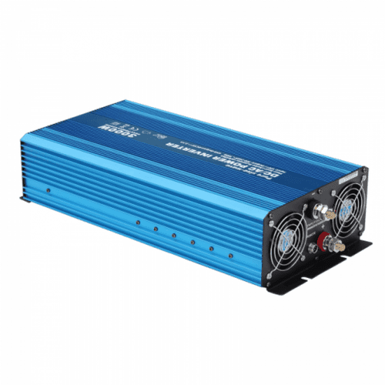 3000W 12V pure sine wave power inverter 230V AC output, with remote on/off switch