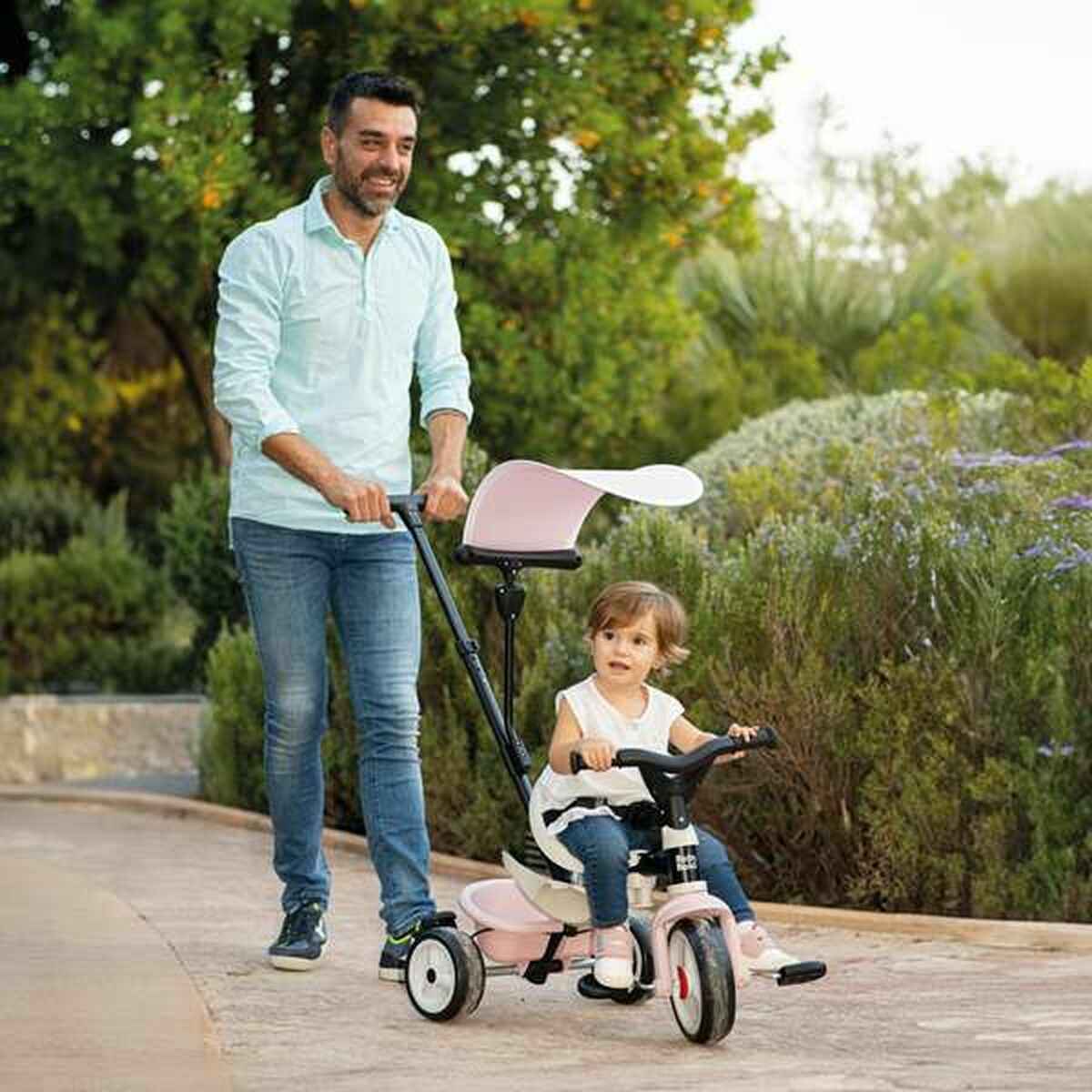 Tricycle Smoby Paseo para bebés Pink