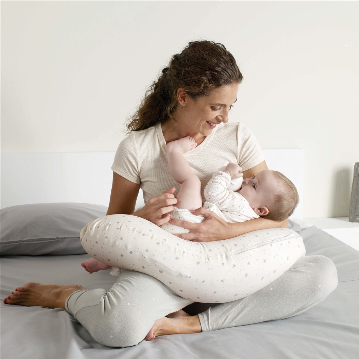 Jane 4in1 Mother Cushion & Baby Hammock, Botanic