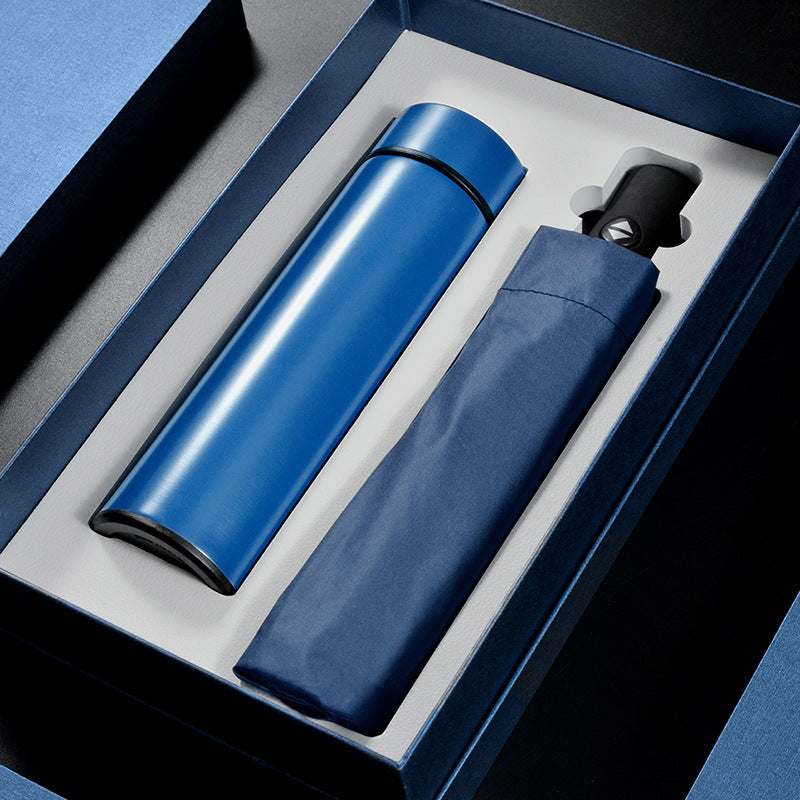 Professional 2-Piece Gift Set - Umbrella & Thermos Flask
