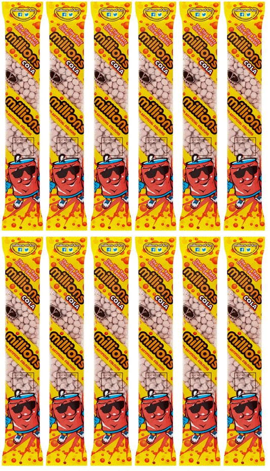 12 x Millions Tubes Cola - 55GM