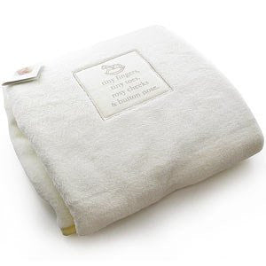 Bambino Cream Fleece Baby Blanket