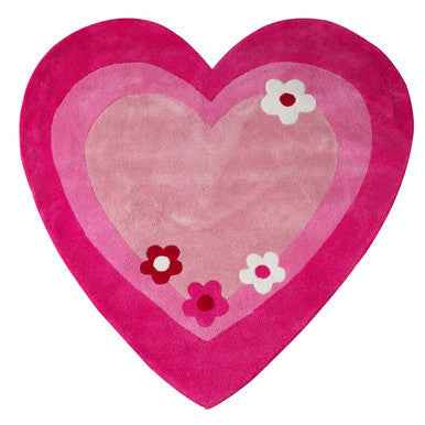 Kids Love Heart Rug