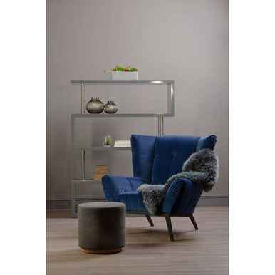 Bosie Sheepskin Gunmetal Rug