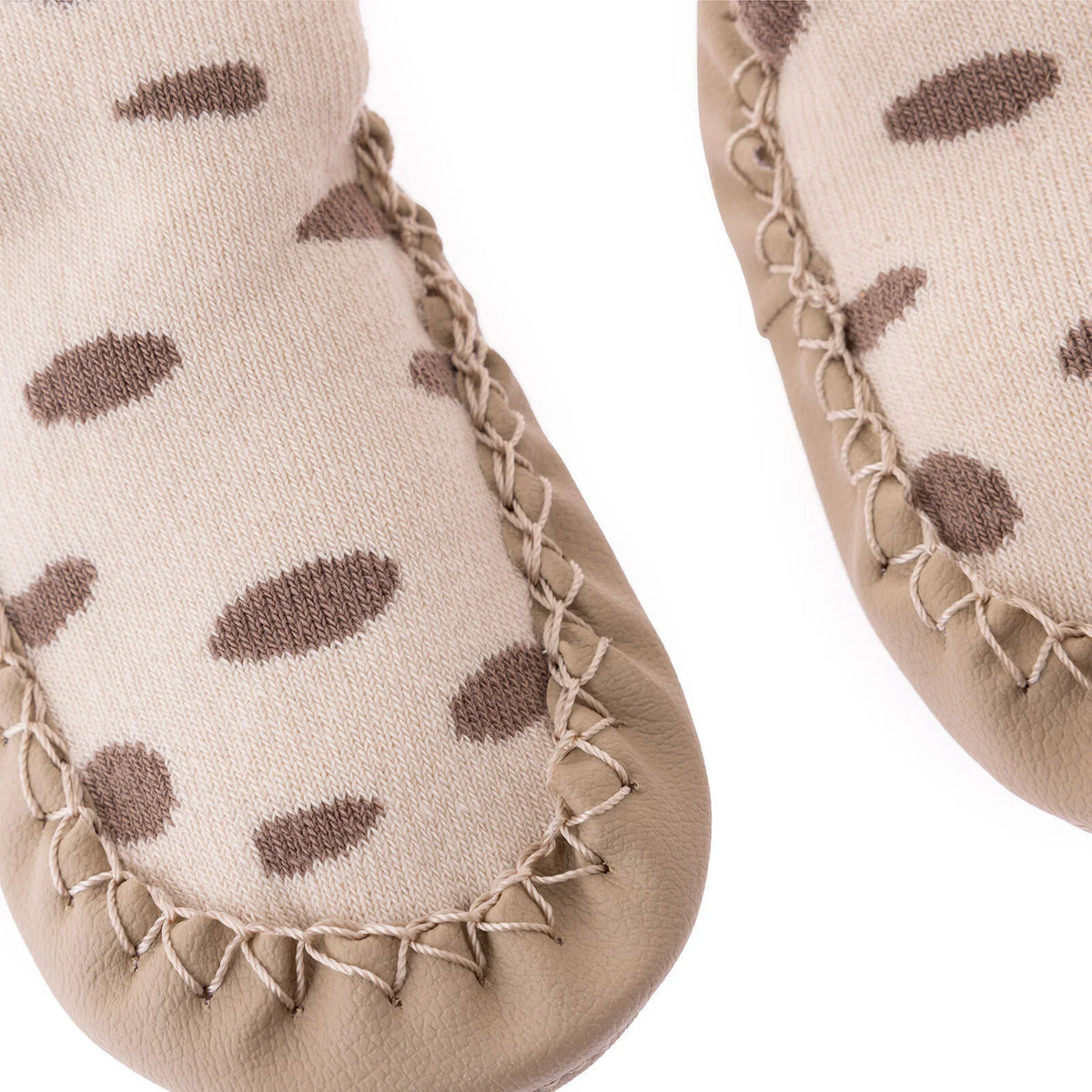 HelloBaby Spotty Dog Print Slipper Baby Socks