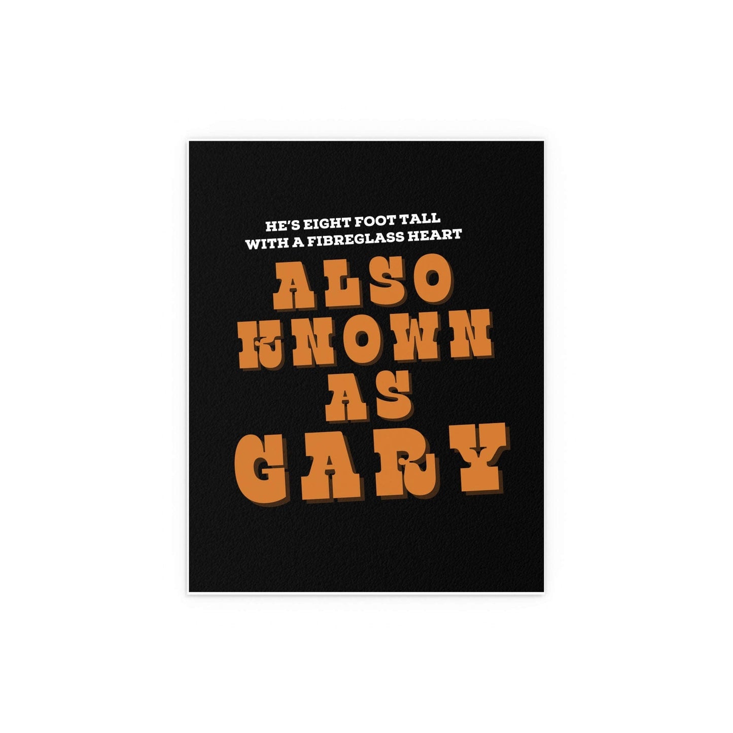 Blossoms - Gary (Black & Orange)