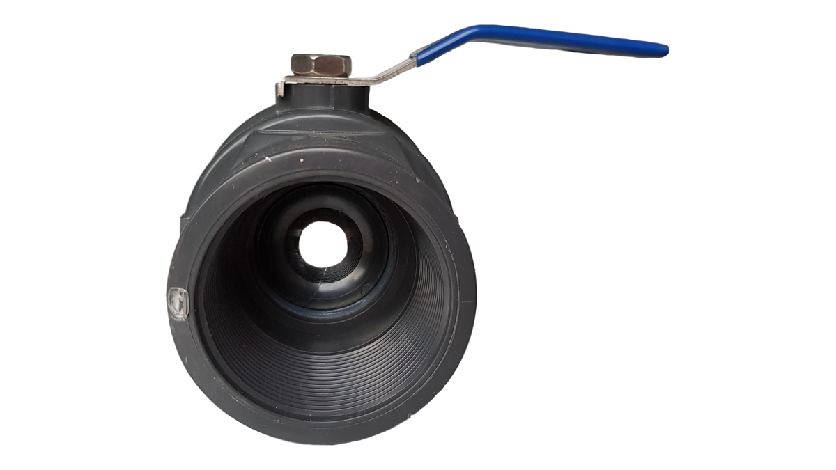 PP 1" BSPF Stopcock with Stainless Steel Ball Valve and Handle