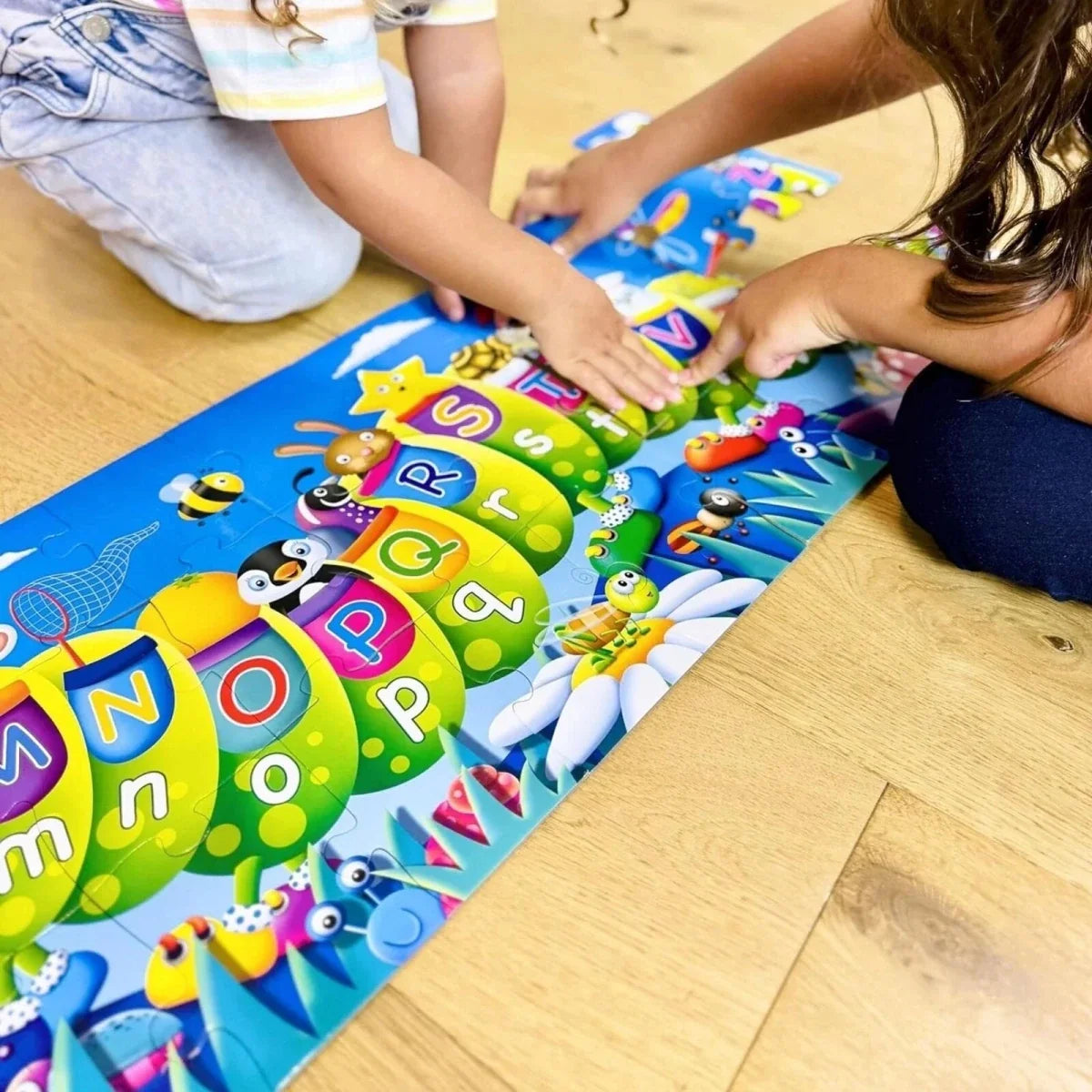 Long & Tall Puzzle ABC Caterpillar Letters