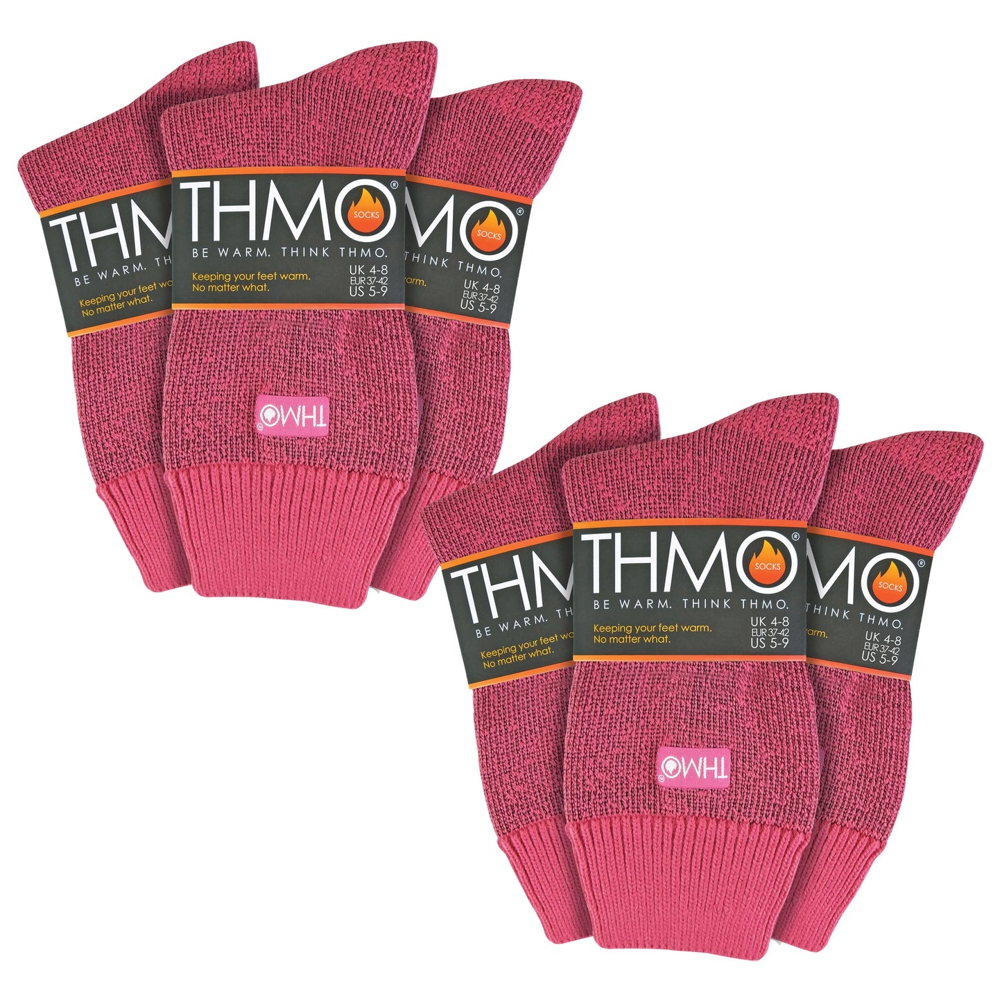 Ladies Thick Winter Thermal Socks with Seamless Toe (Multipack Options)