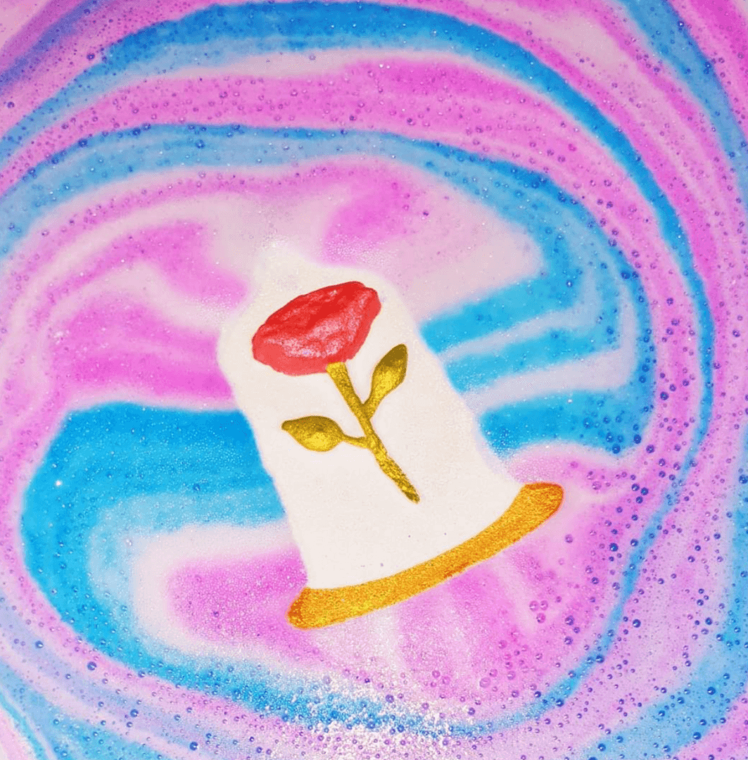 Beauty & The Beast Enchanted Rose Bath Bomb