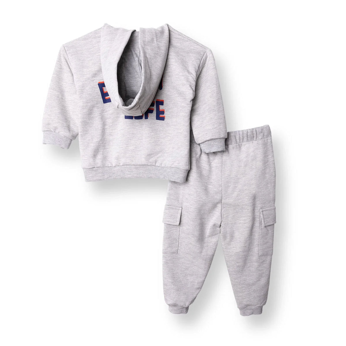 HelloBaby Hooded Brushed Baby Sweatshirt & Joggers Set (6-9 Months to 4-5 Years)
