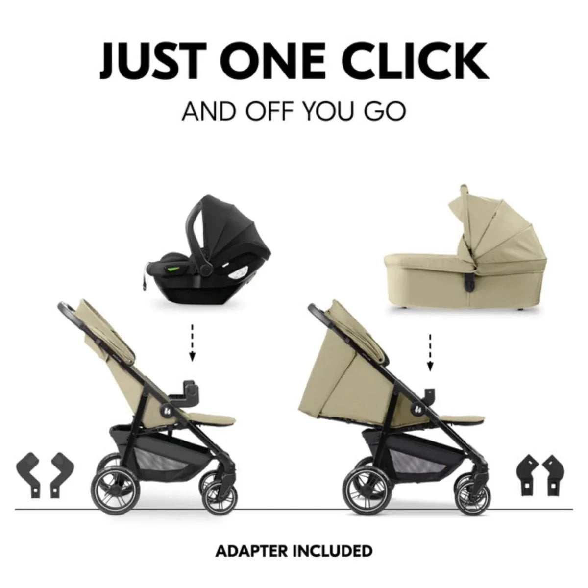 Hauck Shop N Care Trio Set - Olive