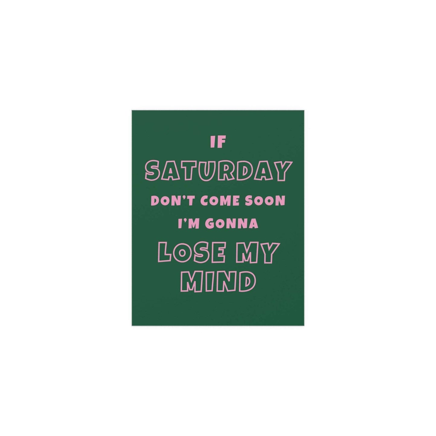 Sam Fender - Saturday (Green + Pink)