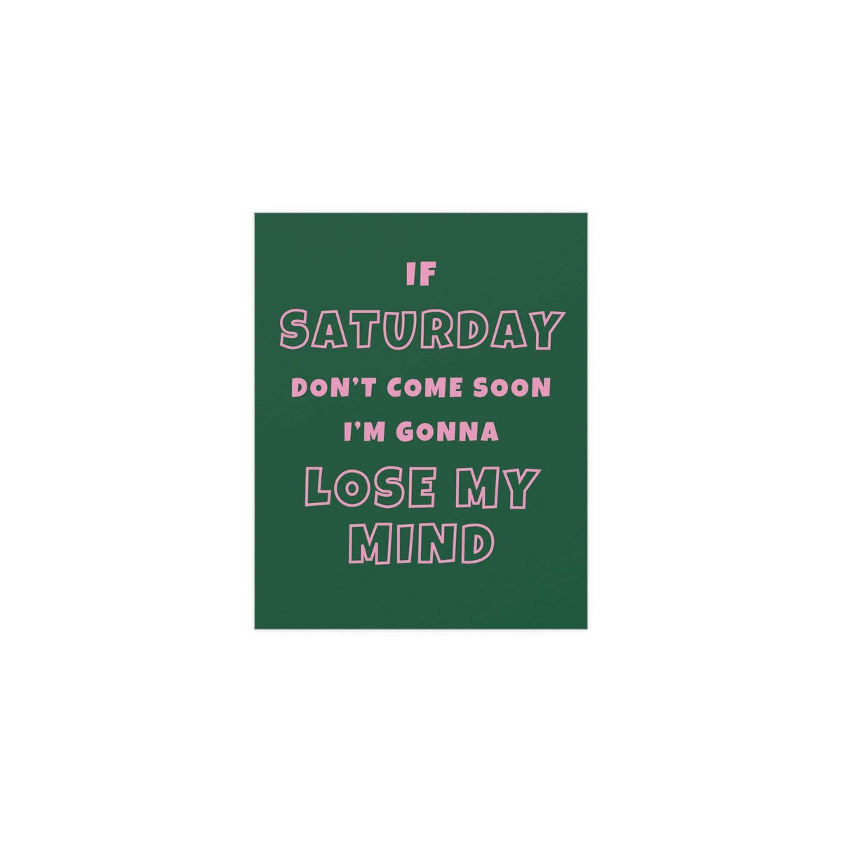 Sam Fender - Saturday (Green + Pink)