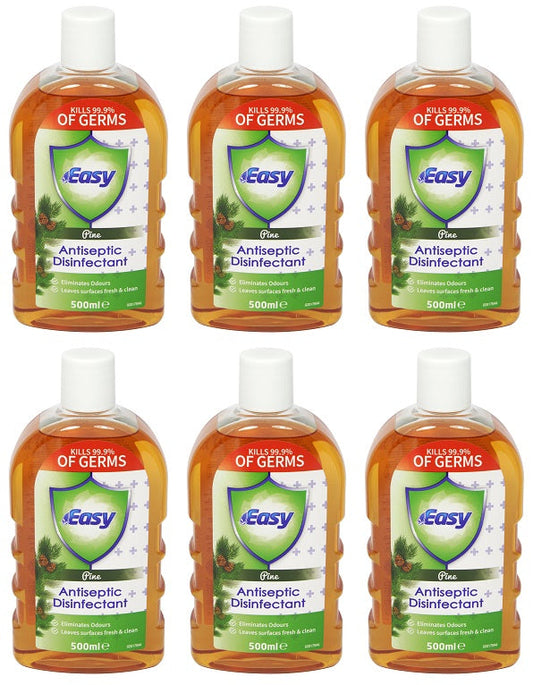 6 x Easy Antiseptic Disinfectant Pine - 500ML