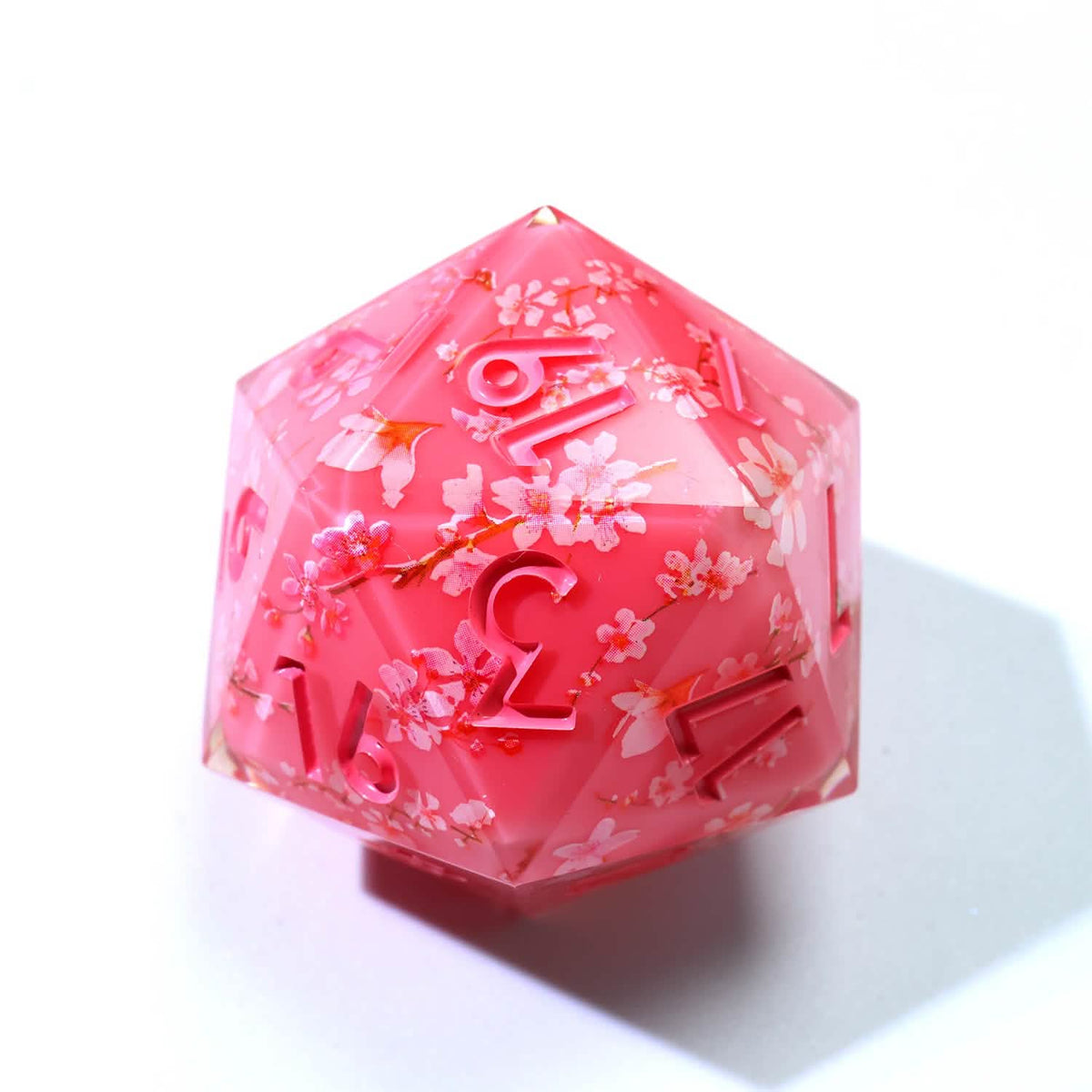 Candied Blossom | 33mm D20 | Oversized Art Core Dice | Single Dice