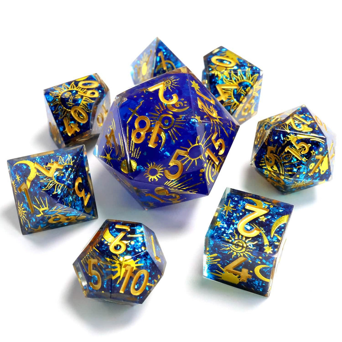 Celestial Body | 33mm D20 | Oversized Art Core Dice | Single Dice