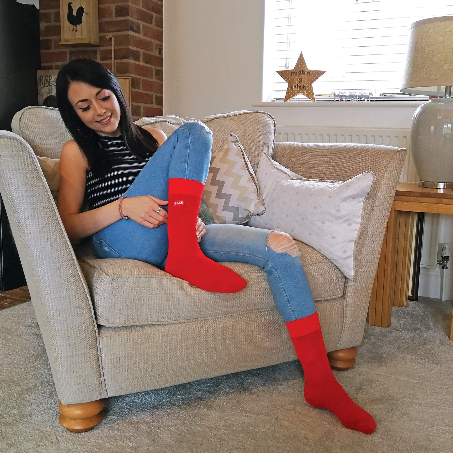 Ladies Thick Winter Thermal Socks with Seamless Toe (Multipack Options)