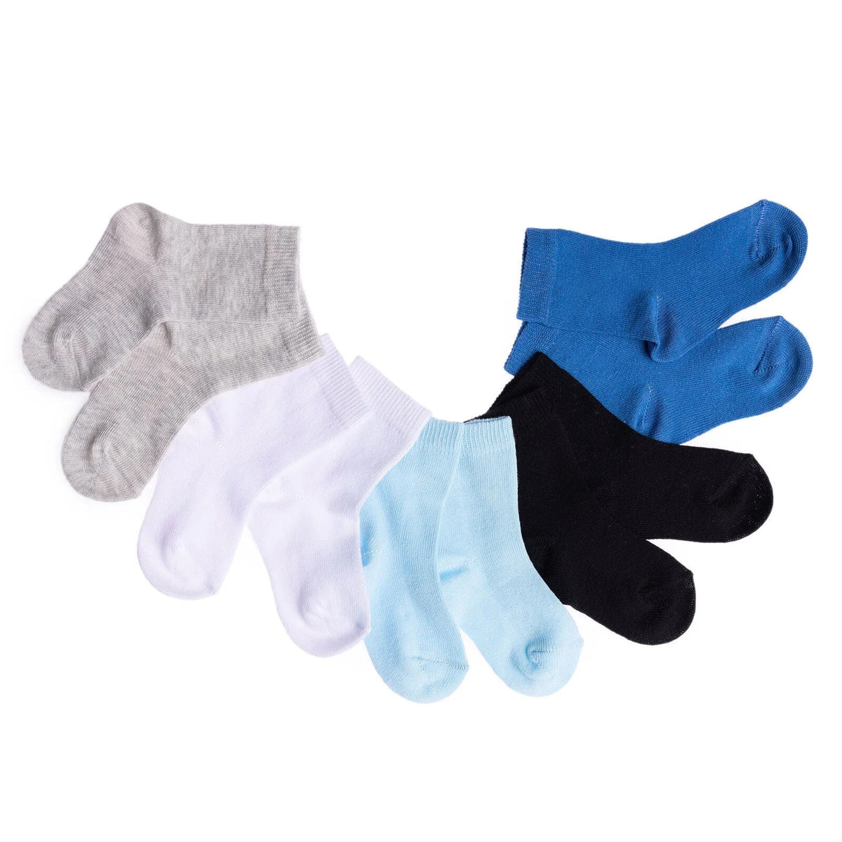 HelloBaby 5 Pack Ankle Baby Socks (Newborn to 4-5 Years)
