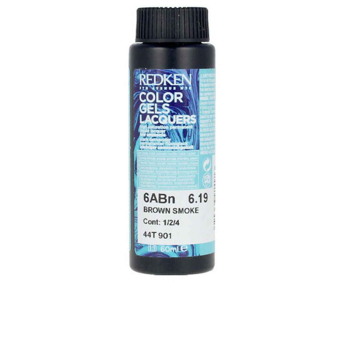 Permanent Dye Redken Color Gels Lacquers Abn Nº 6abn 60 ml (3 Units)