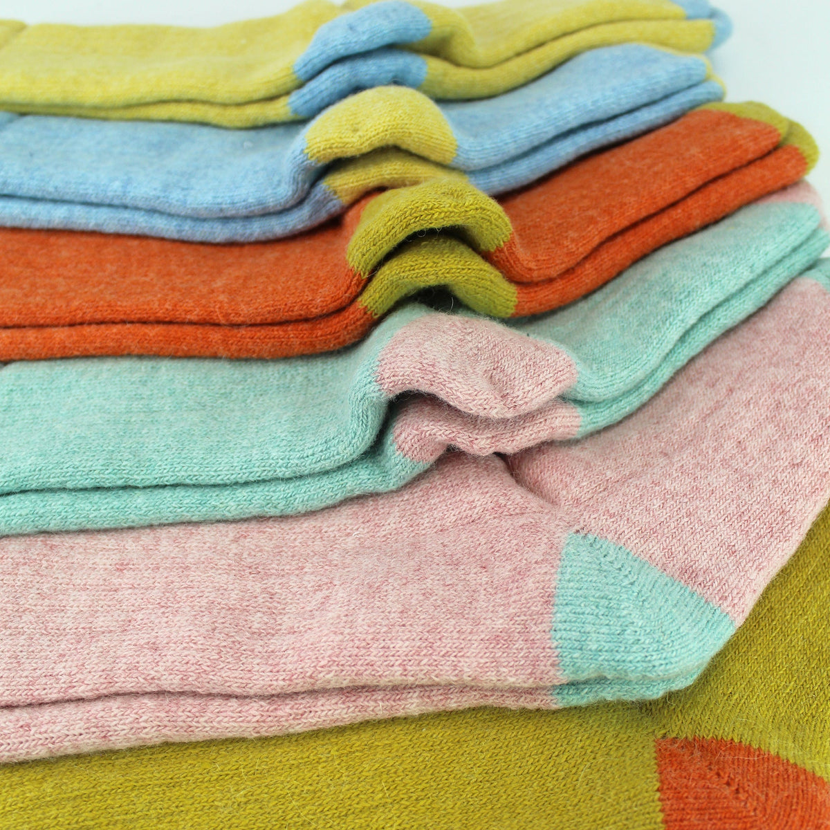 6 Pairs Ladies Alpaca Lounge Socks For Bed