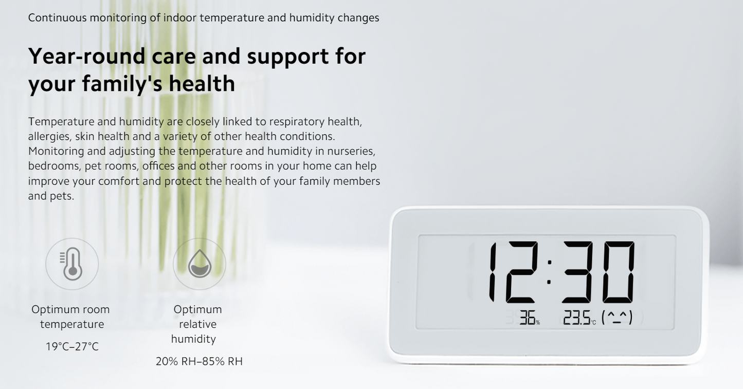 Xiaomi Temperature and Humidity Monitor