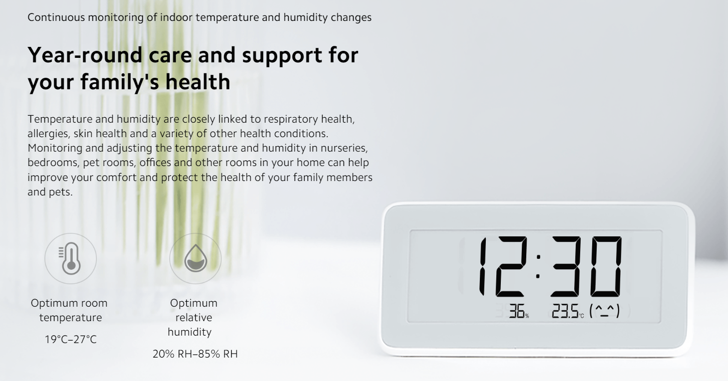 Xiaomi Temperature and Humidity Monitor