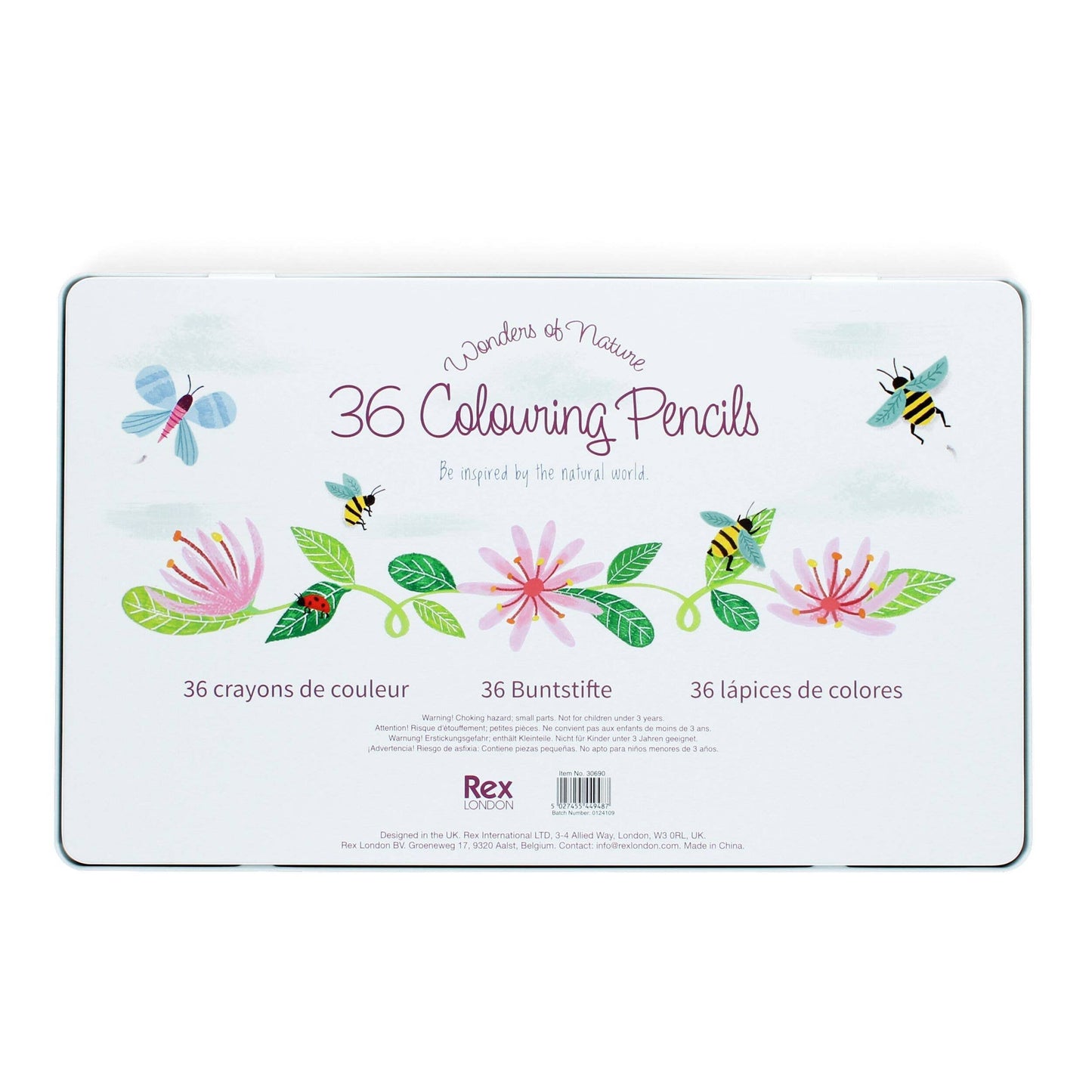 36 Colouring Pencils in a Tin - Wonders of Nature