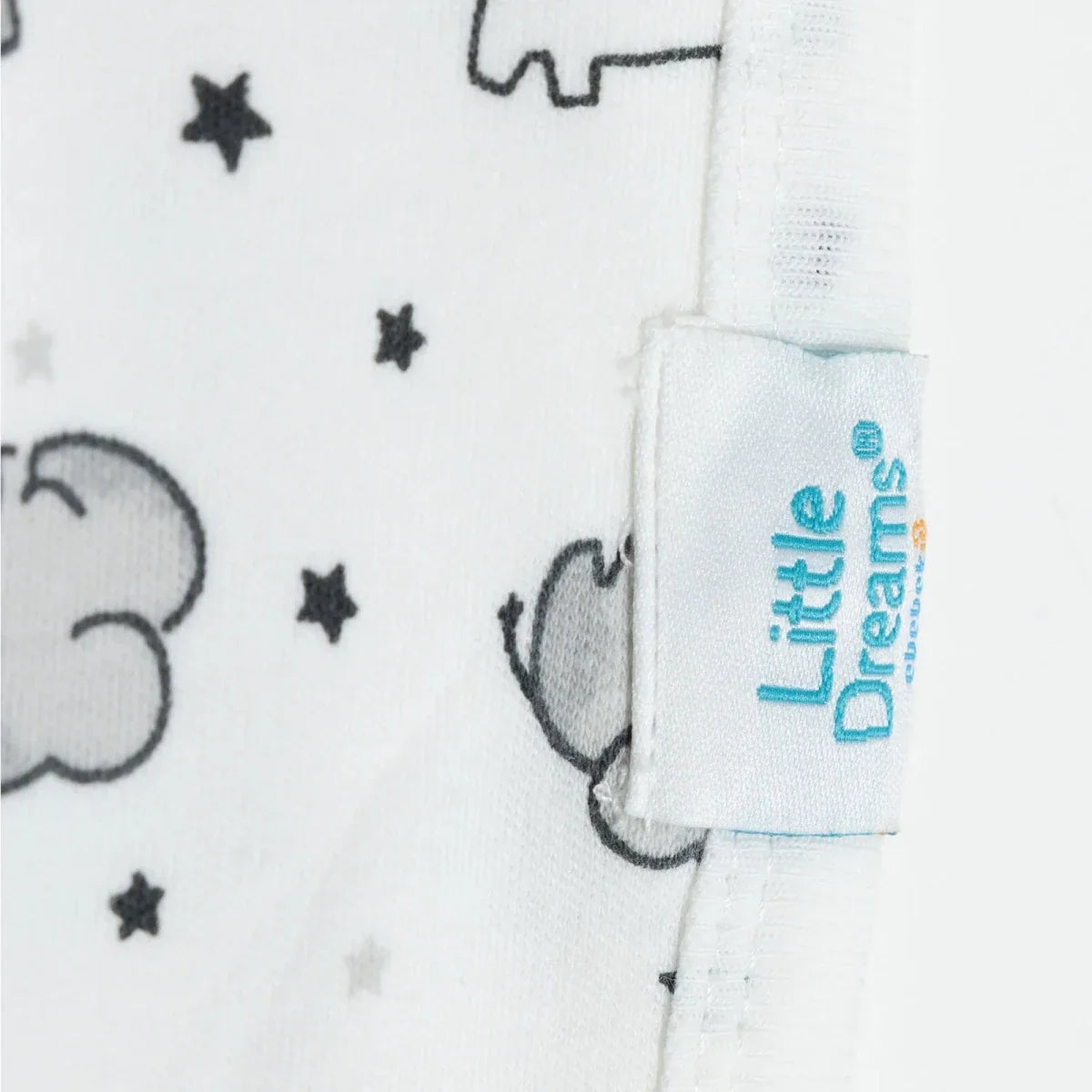 Little Dreams Elephant Print Jersey Baby Blanket (80 x 90 cm)
