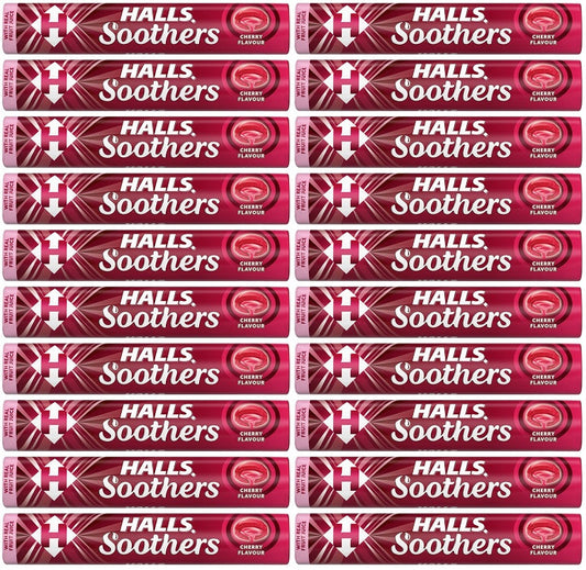 20 x Halls Soothers Cherry Flavour 45G