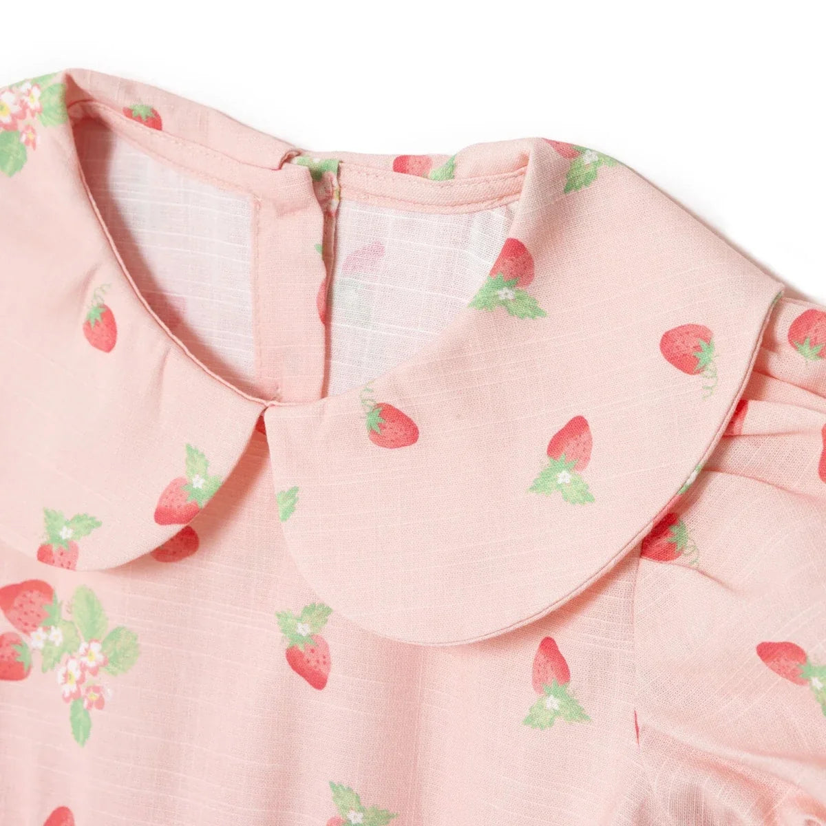 HelloBaby Peter Pan Collar Short Sleeve Baby Dress (6-9 Months to 4-5 Years)