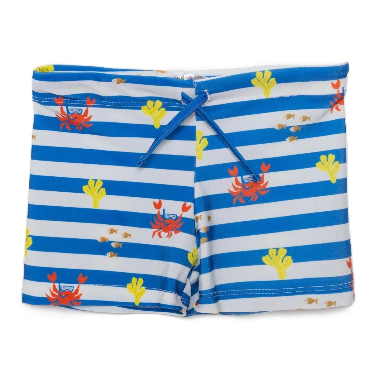 HelloBaby Striped Crab Print Baby Swim Trunks (2 Years to 5 Years)