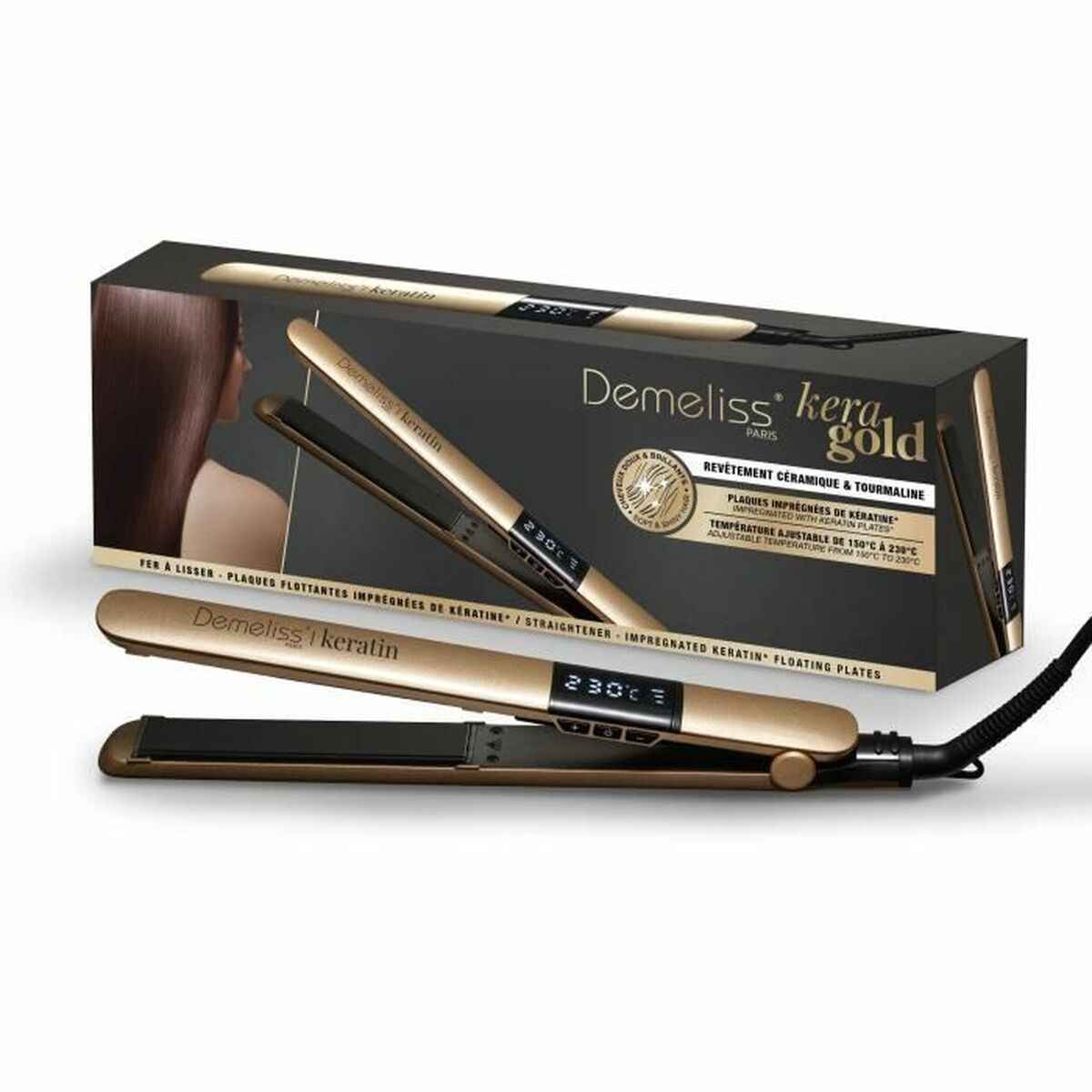 Curling Tongs Saint-Algue Demeliss Kera Gold