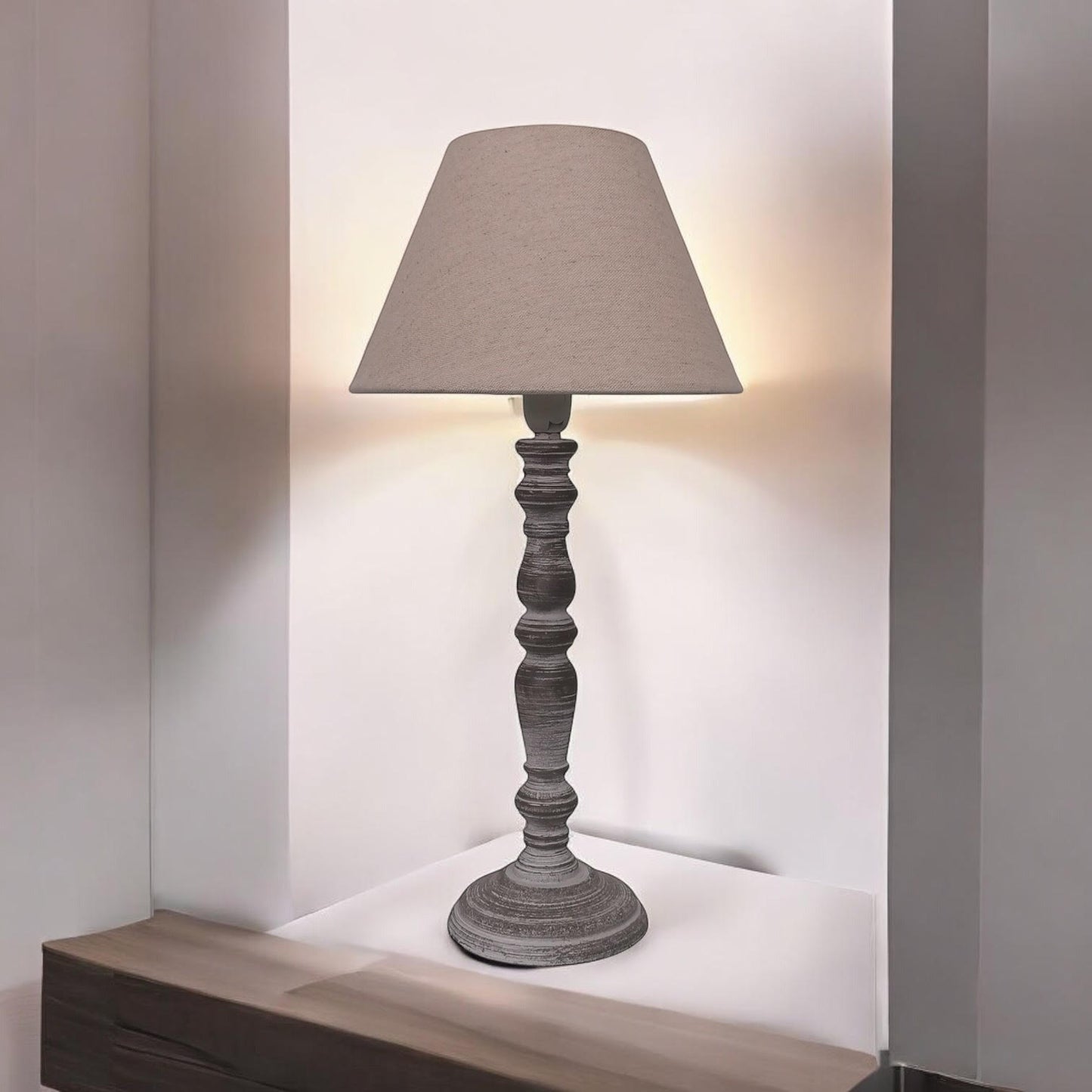 40CM LAMP AND SHADE