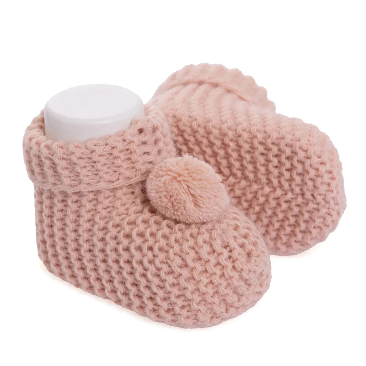 HelloBaby Pom Pom Baby Booties (One Size)