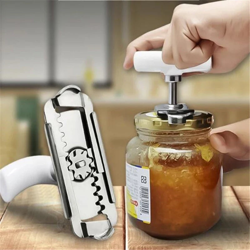 Metal jar opener