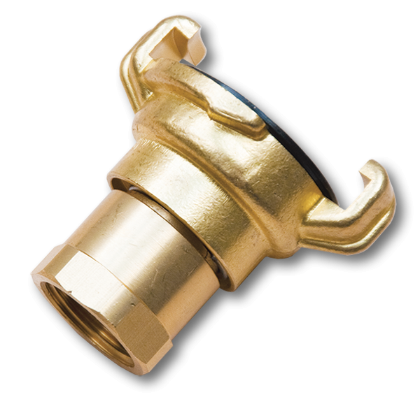 Claw Brass - 1/2in BSPF Swivel Drip Irrigation Fitting DIY Workshop Accessory