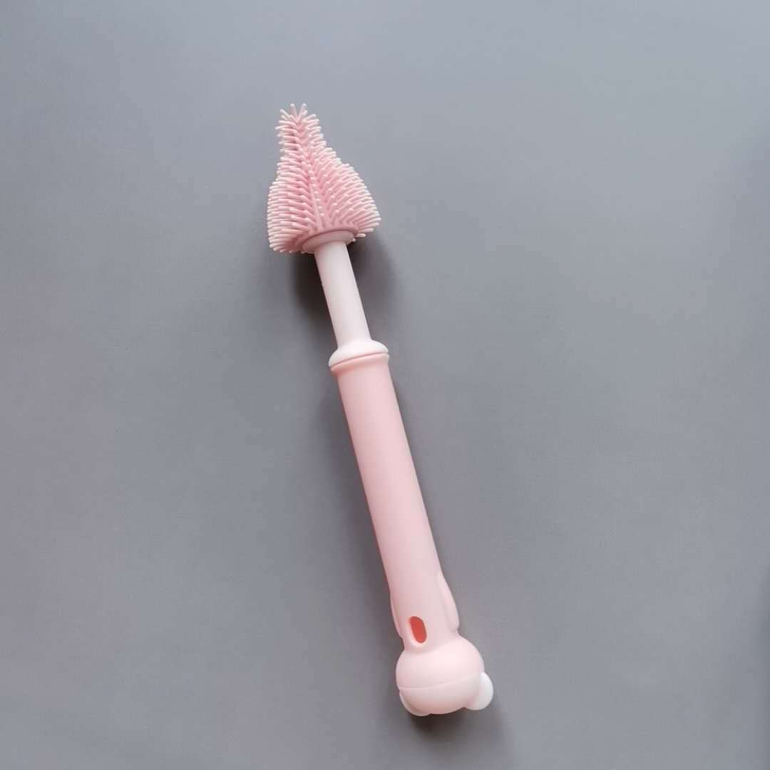 BabyWillow 360° Rotating Silicone Baby Bottle Brush - BPA-Free
