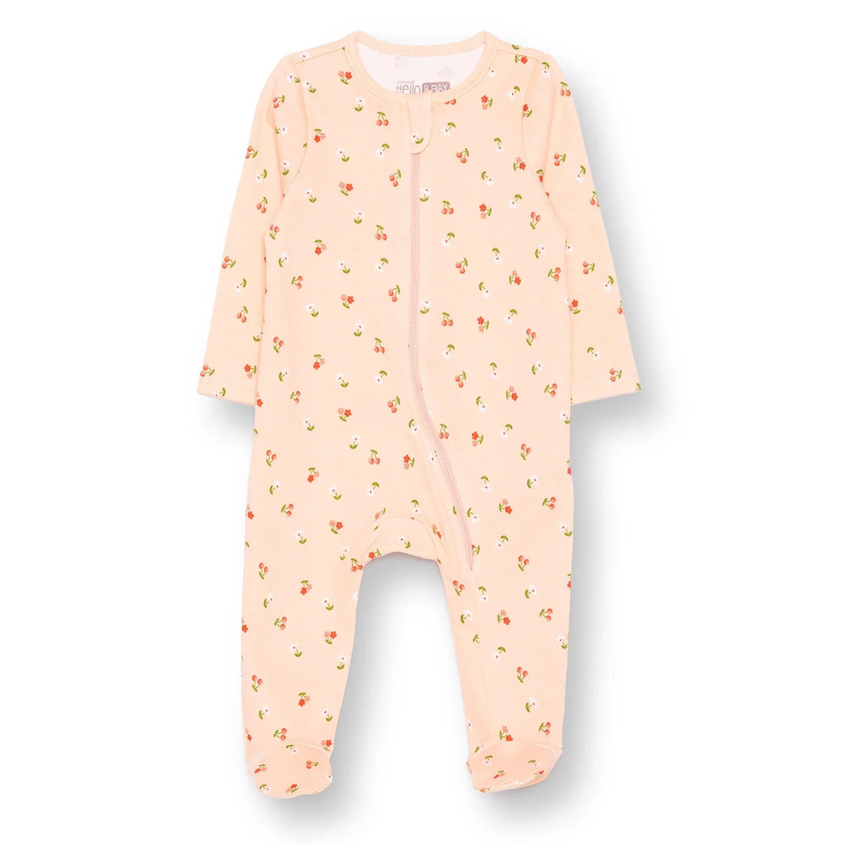HelloBaby Long Sleeve Baby Sleepsuit with Feet (Newborn to 9 Months)